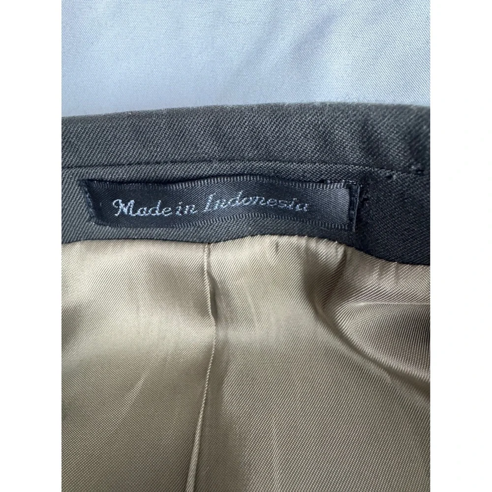 Lauren Ralph‎ Lauren Mens 46R Wool Suit Jacket Blazer Charcoal Gray